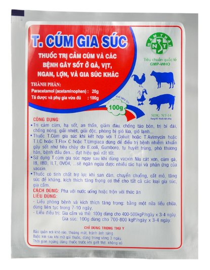 NĂM THÁI T CUM GIA SÚC 100g giảm đau, hạ sốt, an thần