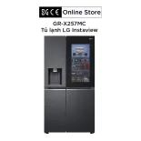 Tủ lạnh LG Instaview lấy nước ngoài UVnano 635L màu đen GR-X257MC