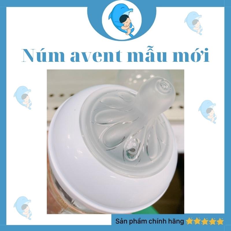 Núm Ti Philips Avent Natural Cho Bình Avent Natural Đủ Size Núm 1,2,3,4,5 Mẫu Mới