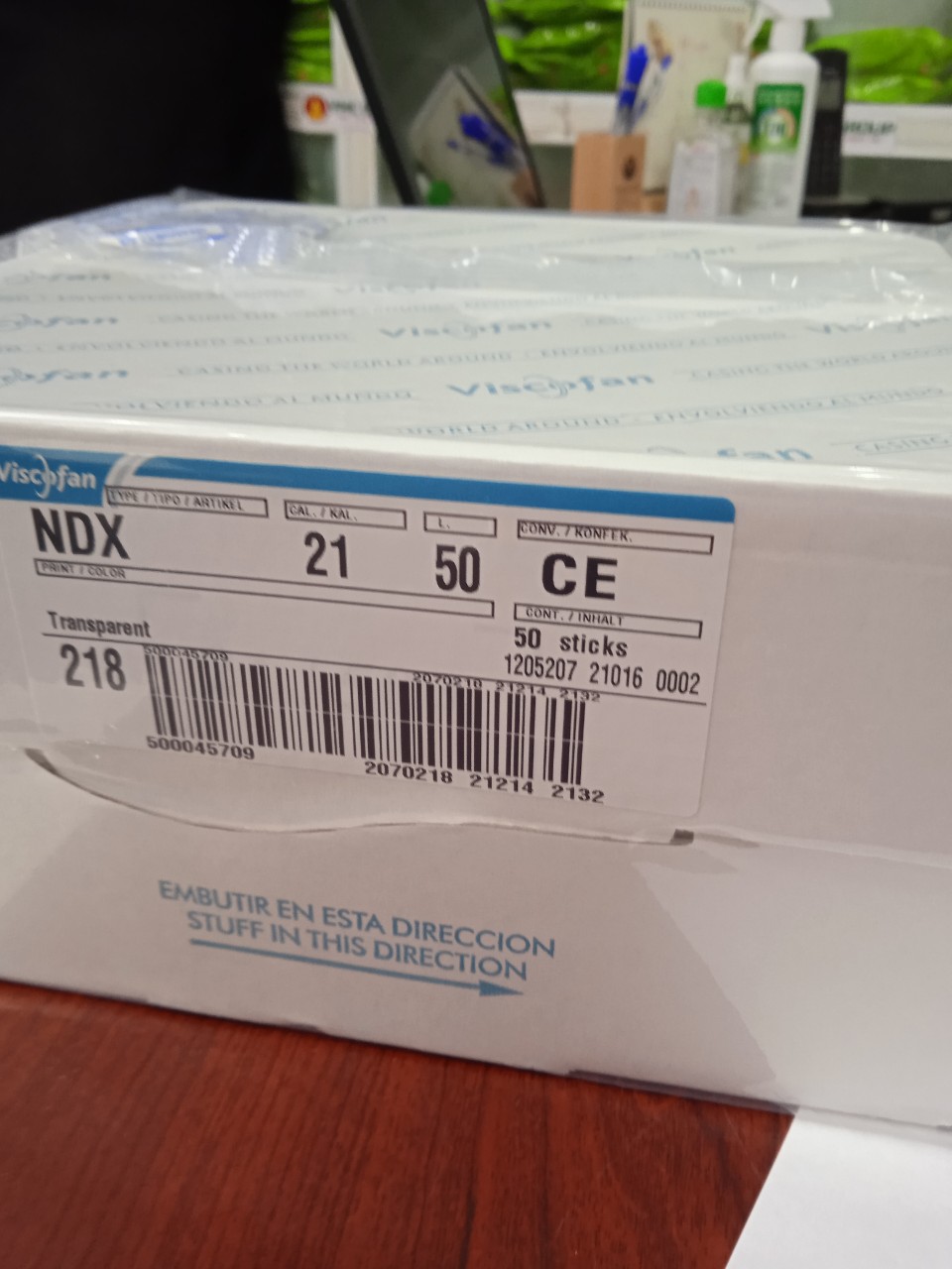 Vỏ xúc xích fi 21 ndx