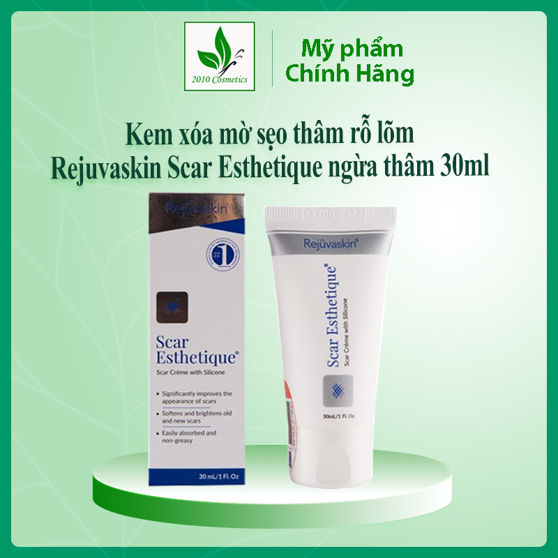 Kem xóa sẹo thâm / rỗ / lõm scar esthetique rejuvaskin 30ml