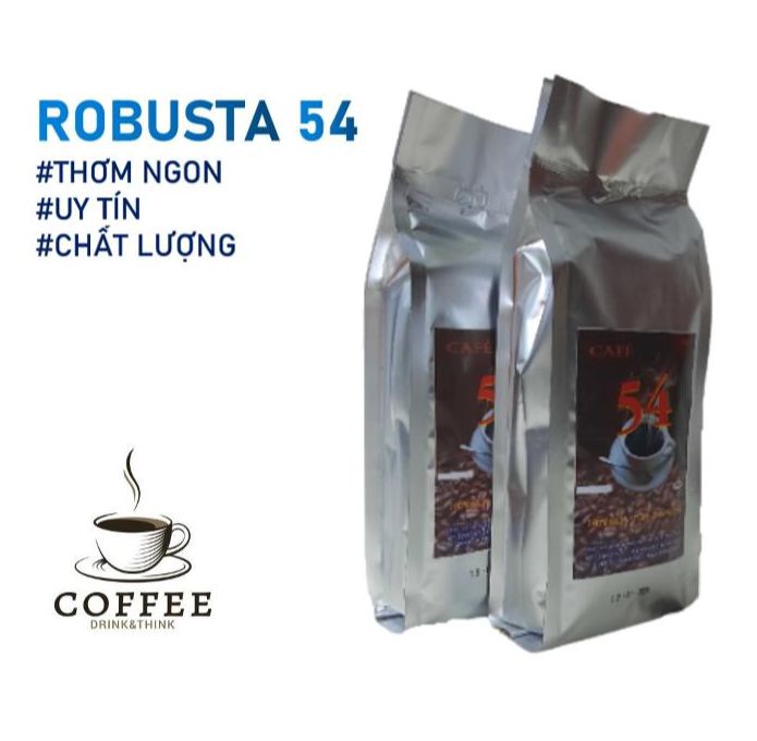 Cà phê robusta 54 từ daklak - tây nguyên rang xay đặc biệt - 500gram