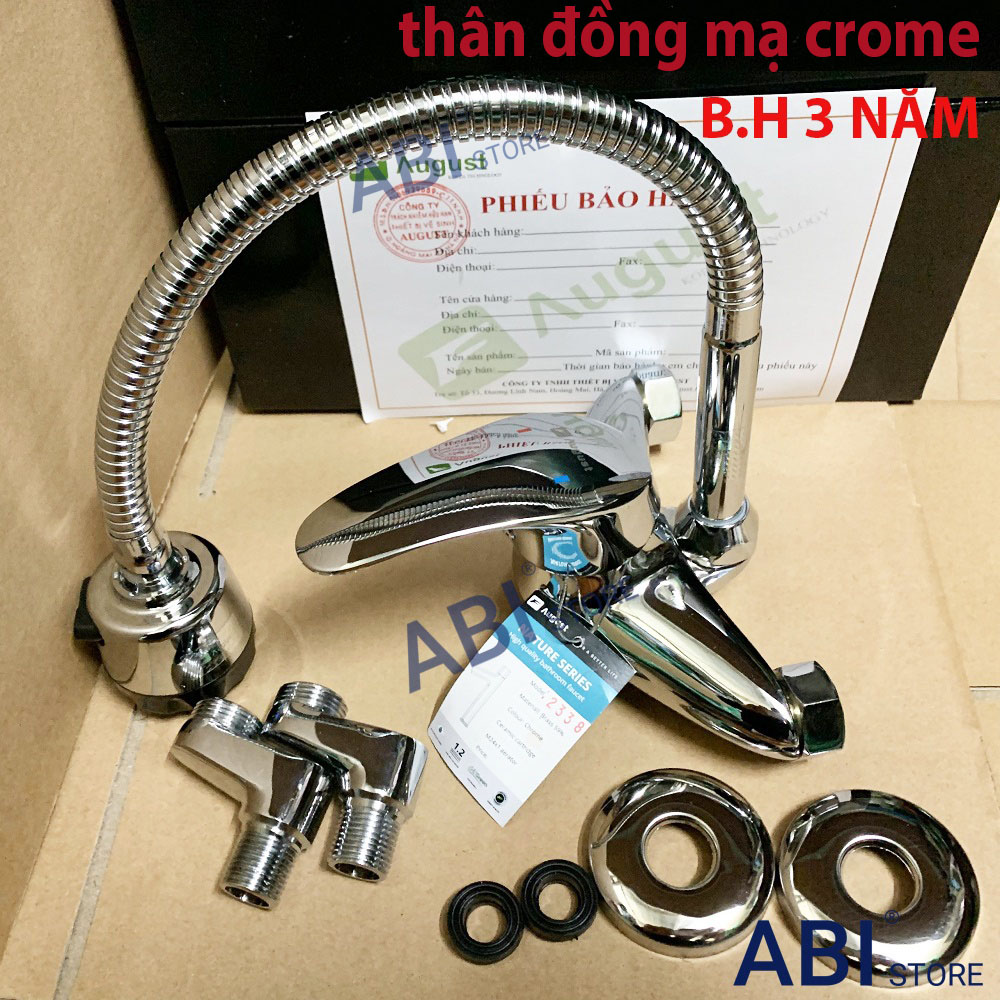 VÒI RỬA BÁT NÓNG LẠNH cắm tường cần cứng cần mềm TRM và vòi cao cấp Việt Nam Đẹp Giá Rẻ Tại Hà Nội Vòi rửa chén cắm tường đồng mạ crome bảo hành 3 năm phiếu hãng