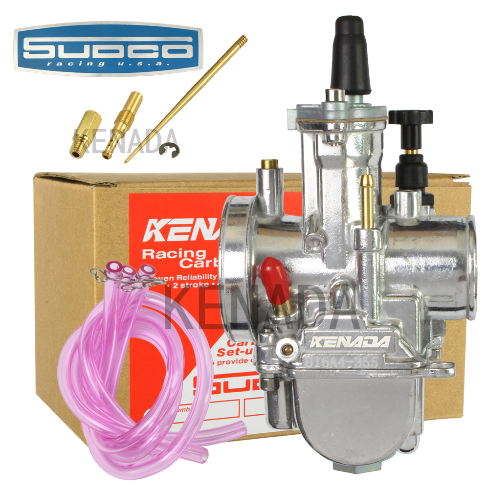 Bình xăng xe máy thương hiệu KOSO sợi carbon PWK 24/26/28 / 30/32 / 34mm Bộ chế hòa khí xe máy 4T WAVE125 Y110 EX5 EGO)