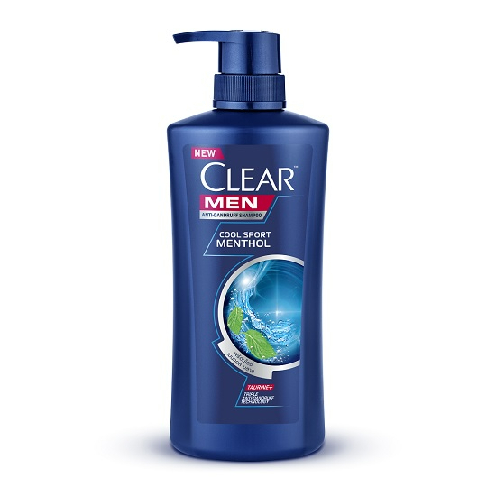 Dầu gội Clear Men bạc hà 390ml Chính hãng