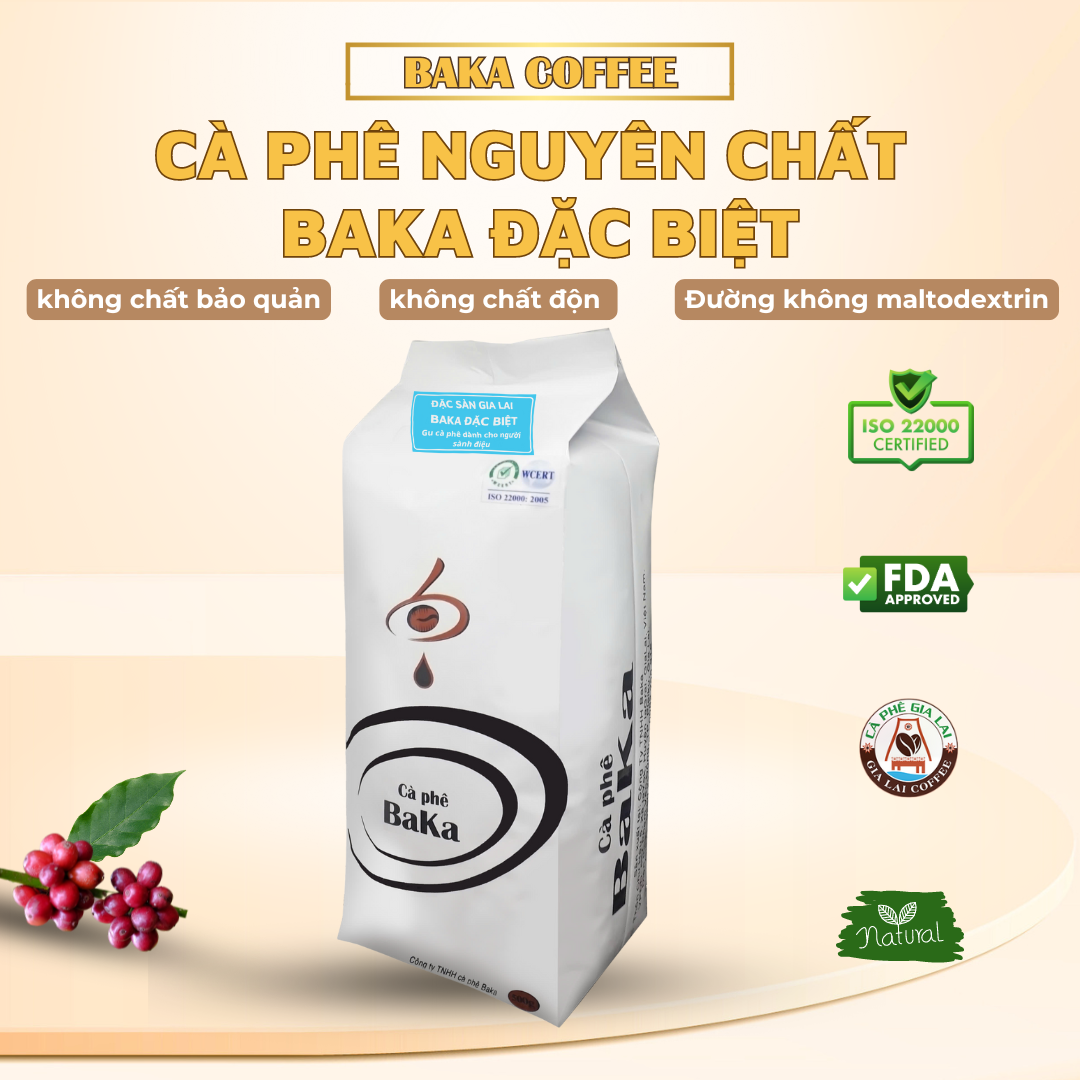 Cà Phê Nguyên Chất Baka Đặc Biệt