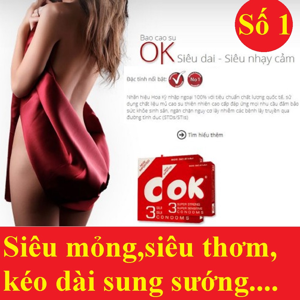 Bao cao su BCS OK siêu mỏng hàng cao cấp