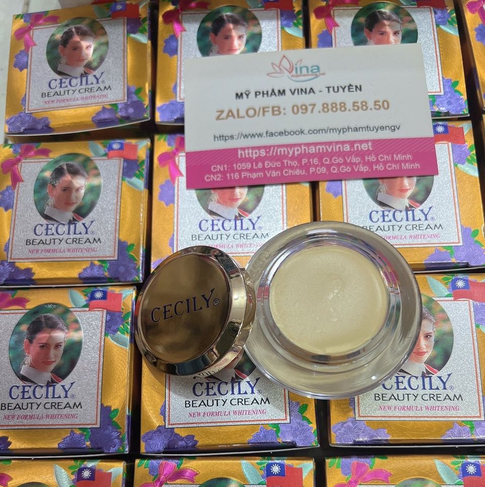 Kem dưỡng trắng da Cecily 16g 