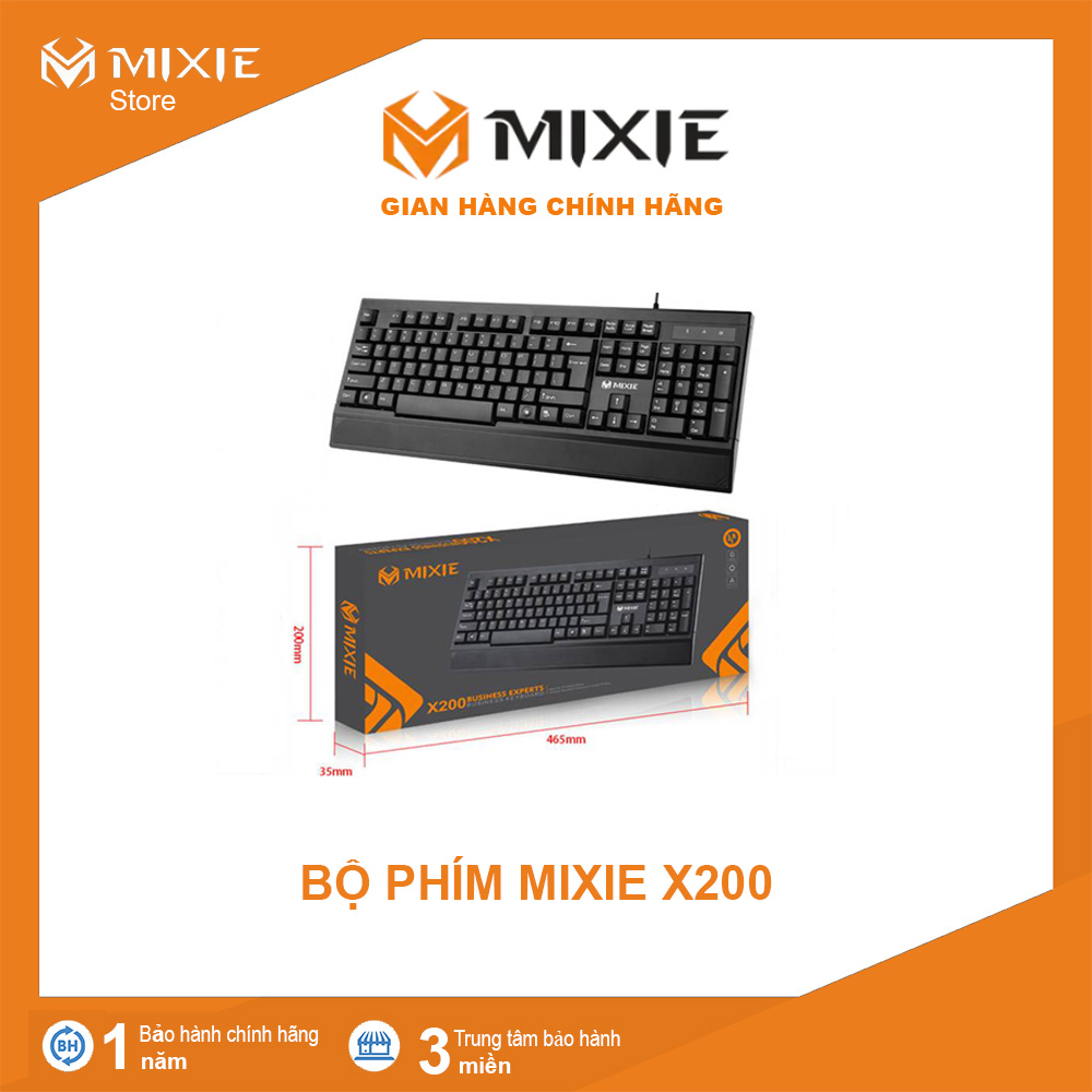 Bàn phím máy tính, pc - mixie x200, kiểu dáng cao cấp