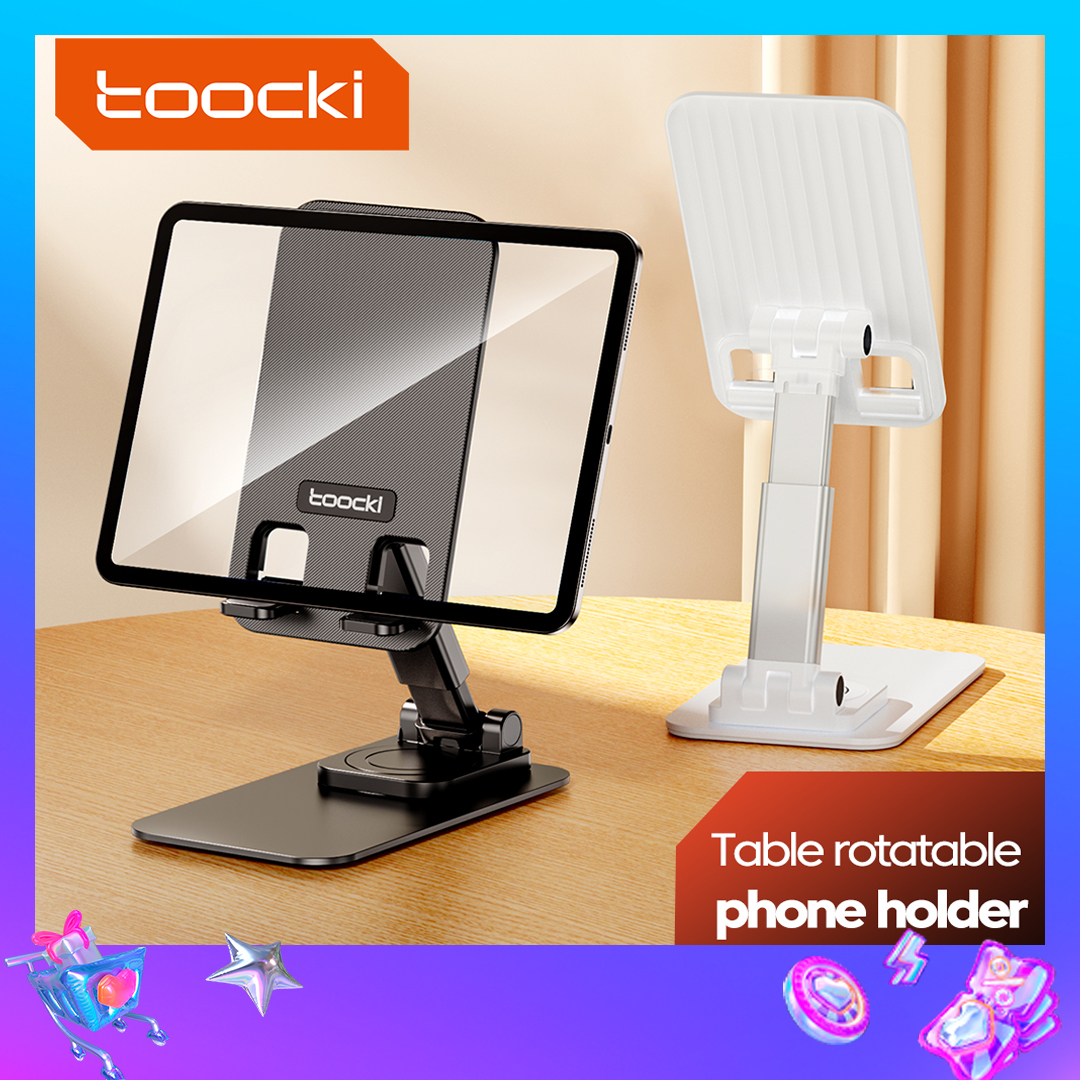 Toocki giá đỡ điện thoại di động máy tính bảng 360 ° giá đỡ điện thoại để bàn cho ipad samsung giá đỡ để bàn có thể điều chỉnh giá đỡ điện thoại thông minh