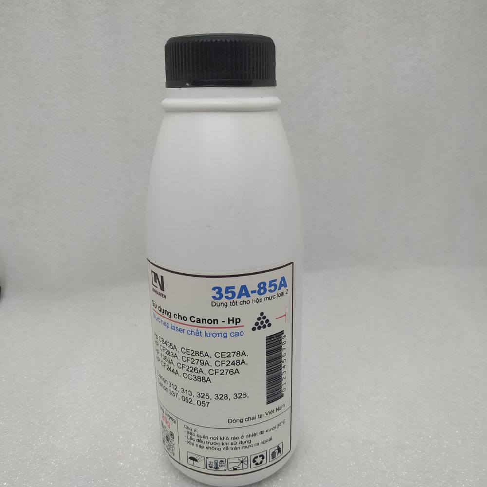 Mực nạp 35A 85A 48A Cho máy in HP P1102, P1006, M12A, M15A, M28A Canon 6030, 6230, 3050 đậm, ít thải.