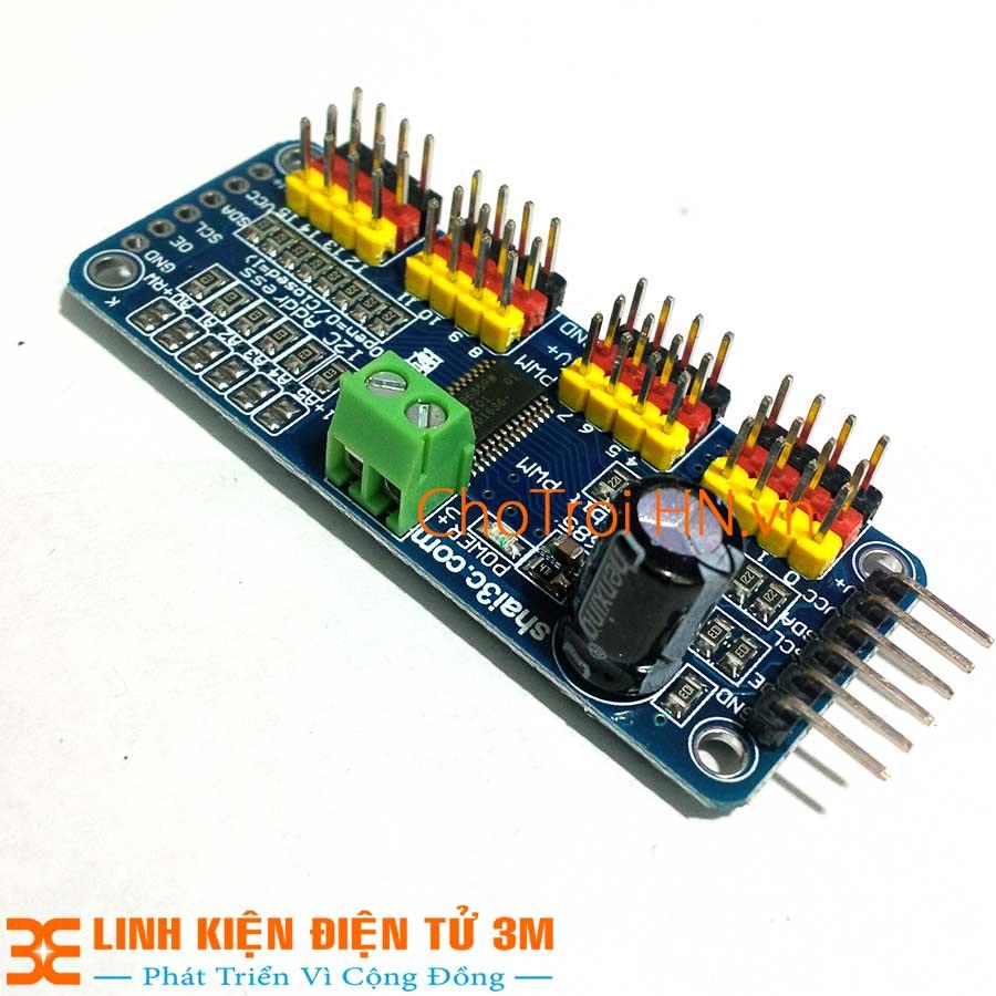 Mạch điều khiển servo/pwm 16 kênh i2c pca9685