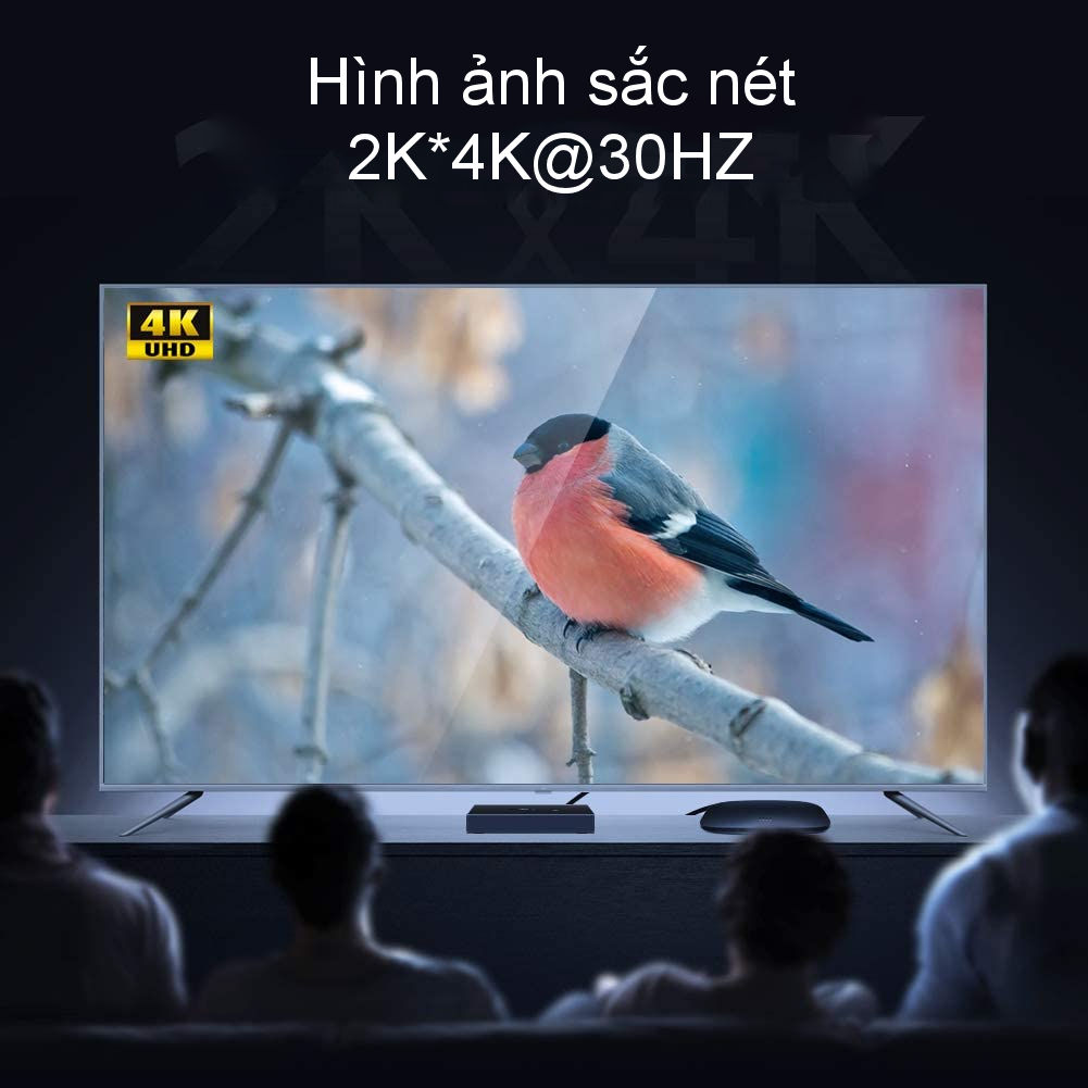 Bộ gộp HDMI KVM 2 máy tính dùng chung 1 màn hình, sử dụng chung chuột và bàn phím UGREEN CM200 50744 Bộ gộp HDMI KVM 2 máy tính dùng chung 1 màn hình, sử dụng chung chuột và bàn phím UGREEN CM200 50744