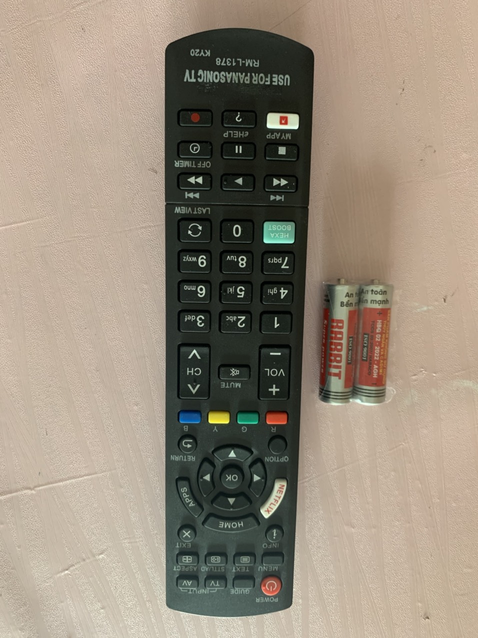 Remote điều khiển tivi panasonic smart rm-l1378