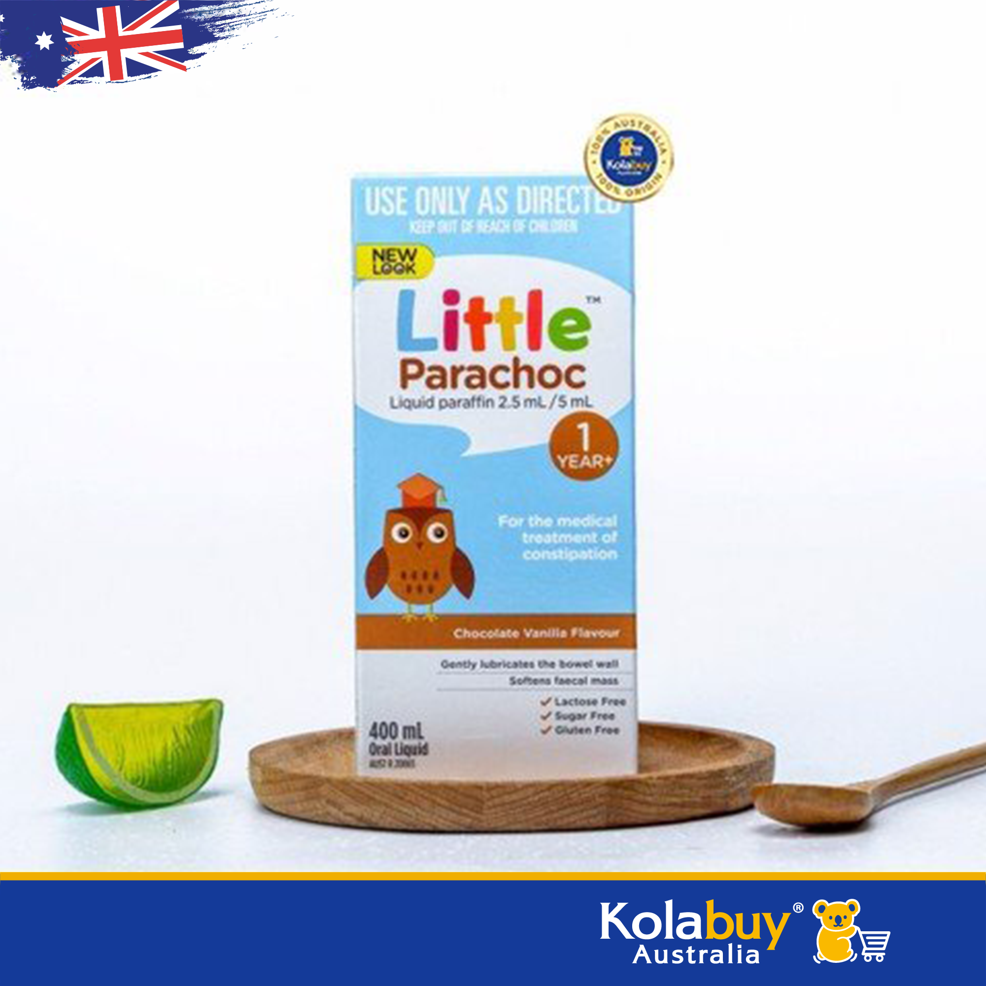 Siro táo bón cho trẻ Parachoc Liquid Paraffin 400ml