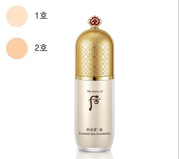 Kem nền che khuyết điểm whoo essential foundation spf30/pa++ dưỡng da chống nắng hoàn hảo 40ml