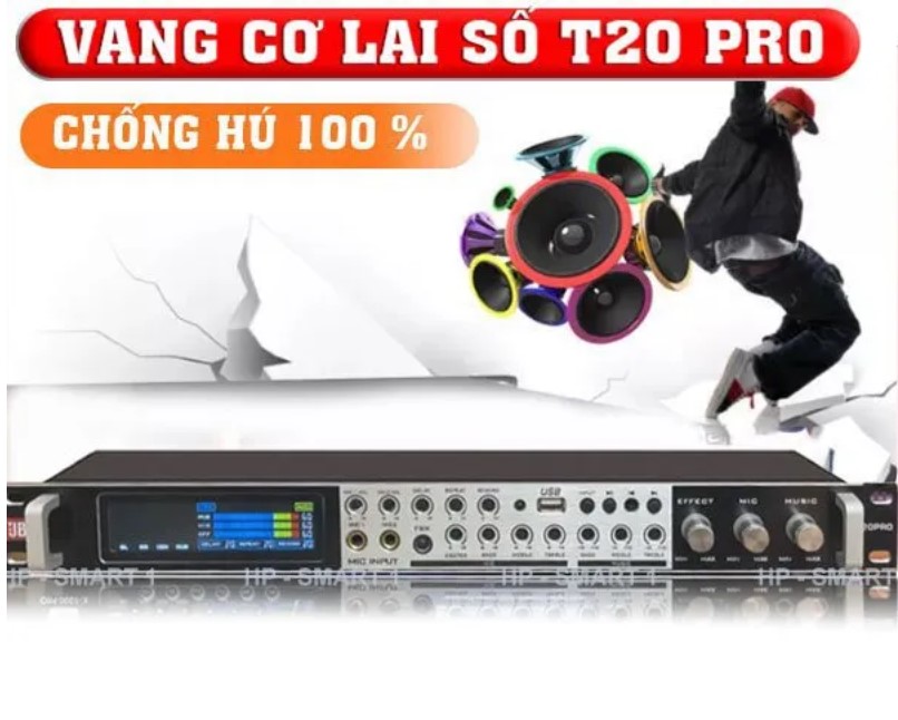 [New 2024]Vang Cơ Lai Số JBL T20 Pro - Màn Hình LCD, Tiếng Effect Mượt Mà, Có Điều Khiển+ Cổng Quang