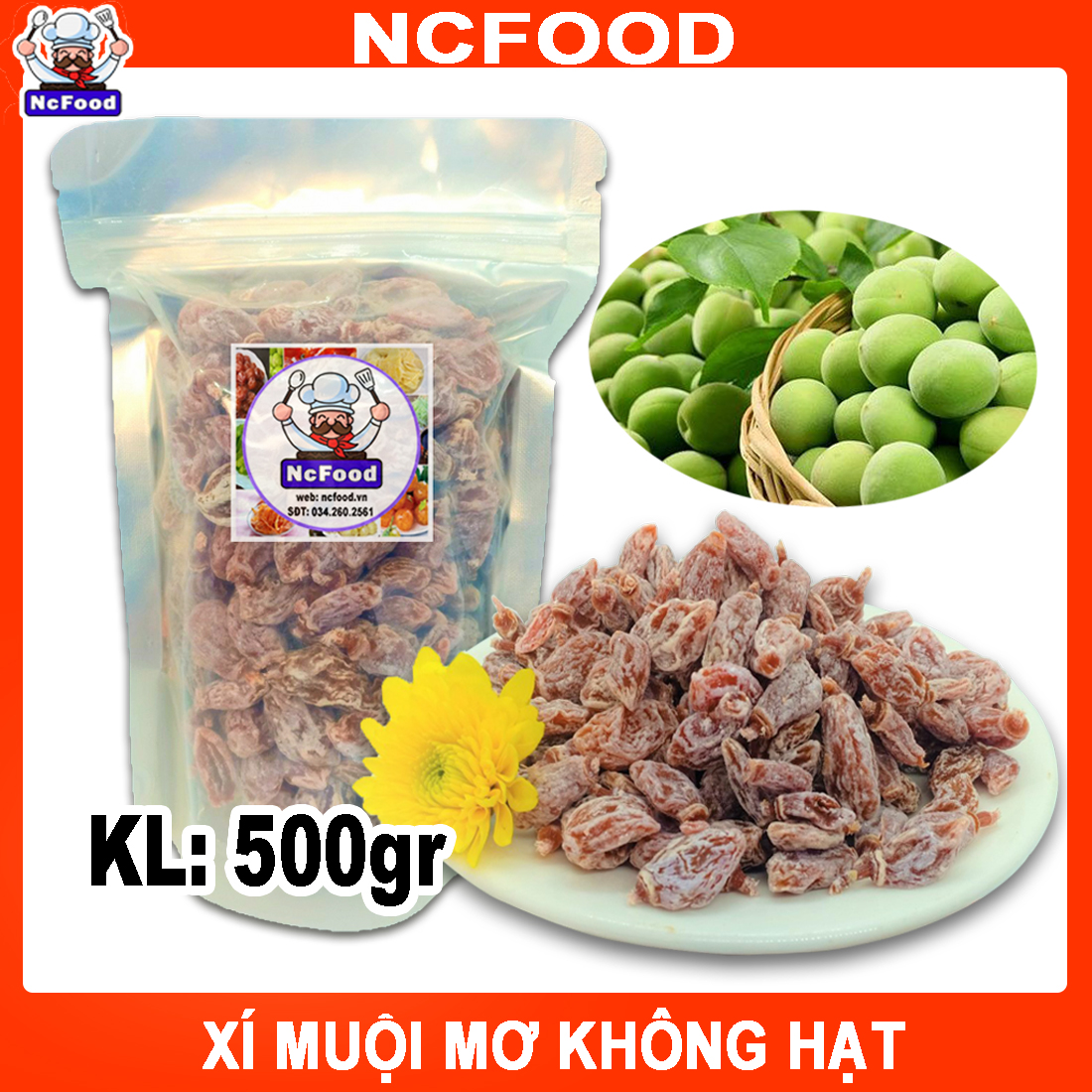 Xí muội mơ không hạt loại ngon