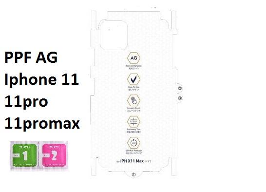 Miếng dán ppf iphone 11/11pro/11promax_miếng dán ppf chống vân tay AG cho iphone mặt sau bảo vệ mặt lưng