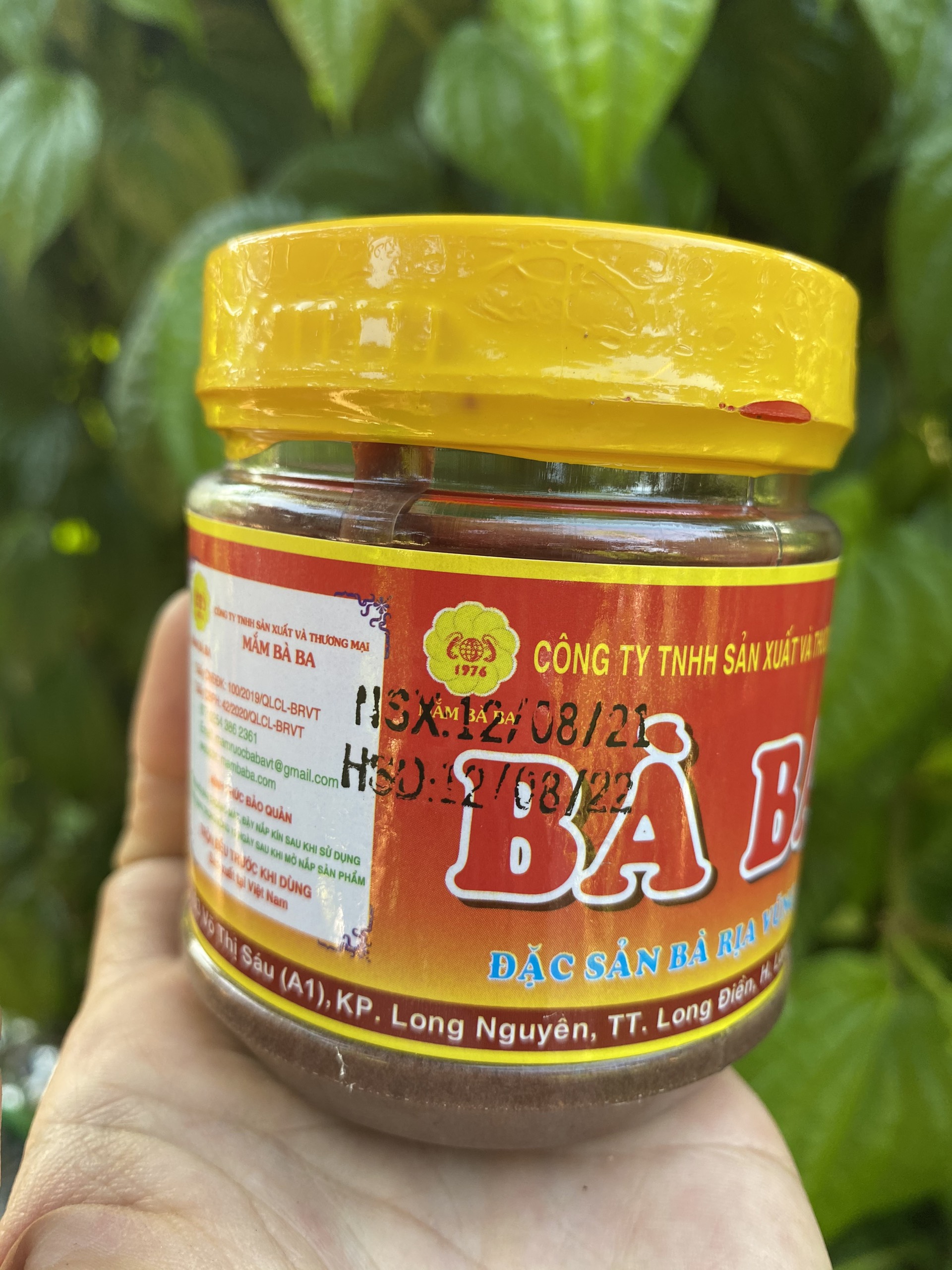Mắm ruốc bà ba hủ 130g , đặc sản bà rịa vũng tàu. date 08/2022