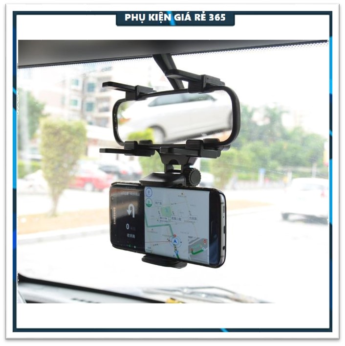 Giá Đỡ Điện Thoại Gắn Kính Chiếu Hậu Ô Tô, Xe Hơi