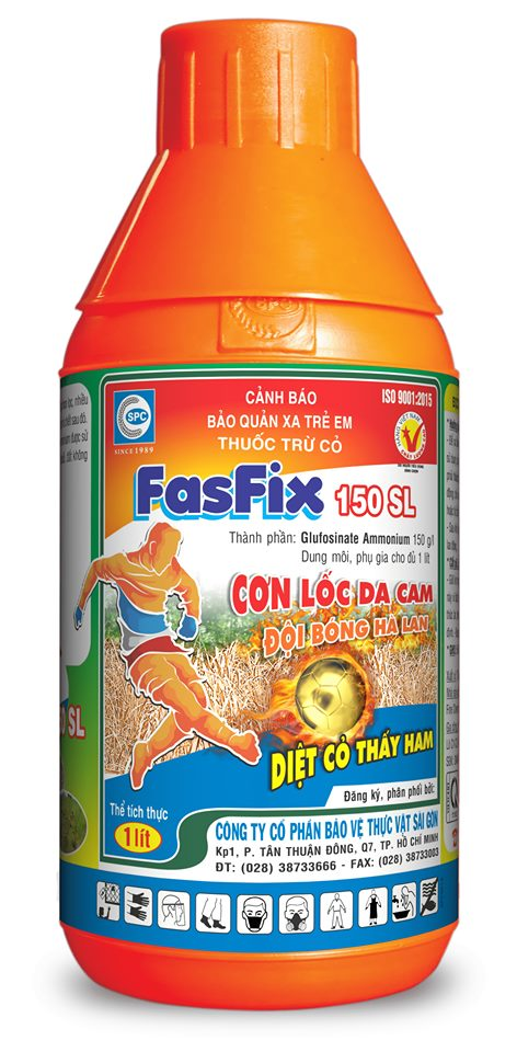 Thuốc trừ cỏ không chọn lọc FASFIX 150SL/1LIT