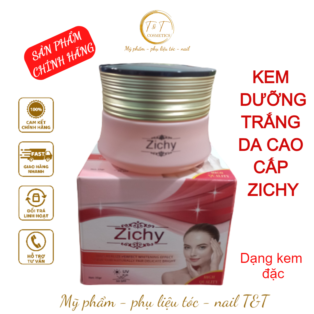 Kem Siêu Dưỡng Trắng Da Cao Cấp ZICHY [màu đỏ - dạng kem đặc 35gr]