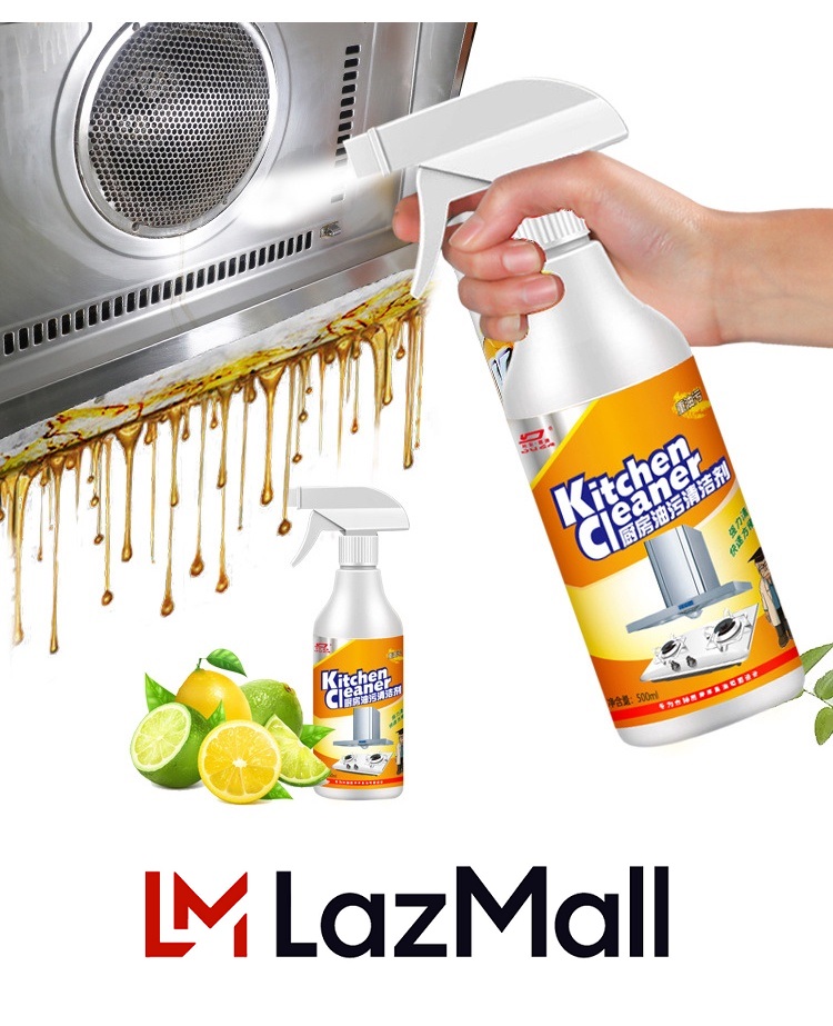 LazMaII Vệ Sinh Nhà Bếp Cực Kì Sạch Sẽ Chai Xịt Kitchen Cleaner Mỏ Vịt Vệ Sinh Nhà Bếp 500Ml Dạng Xịt Rất Dễ Sử Dụng Không Mùi Không Độc An Toàn Với Người Sử Dụng