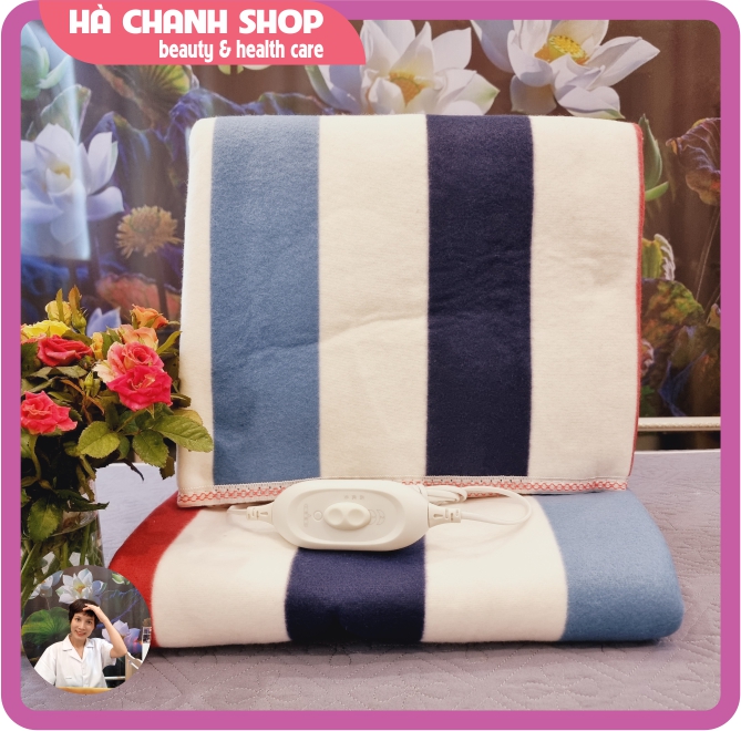 Đệm Sưởi Đệm Điện Nhiệt Sưởi Ấm Mùa Đông Giá Rẻ Dây Bọc An Toàn Chống Rò Rỉ Chất Liệu Vải Nỉ Bông Chống Thấm Nước Kích Thước 150cm x 70cm