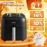 Nồi chiên không dầu 8 lít Gaabor AF-80M02A công suất 1600W điều chỉnh nhiệt độ và thời gian - Bảo hành 12 tháng 1 đổi 1 [L]