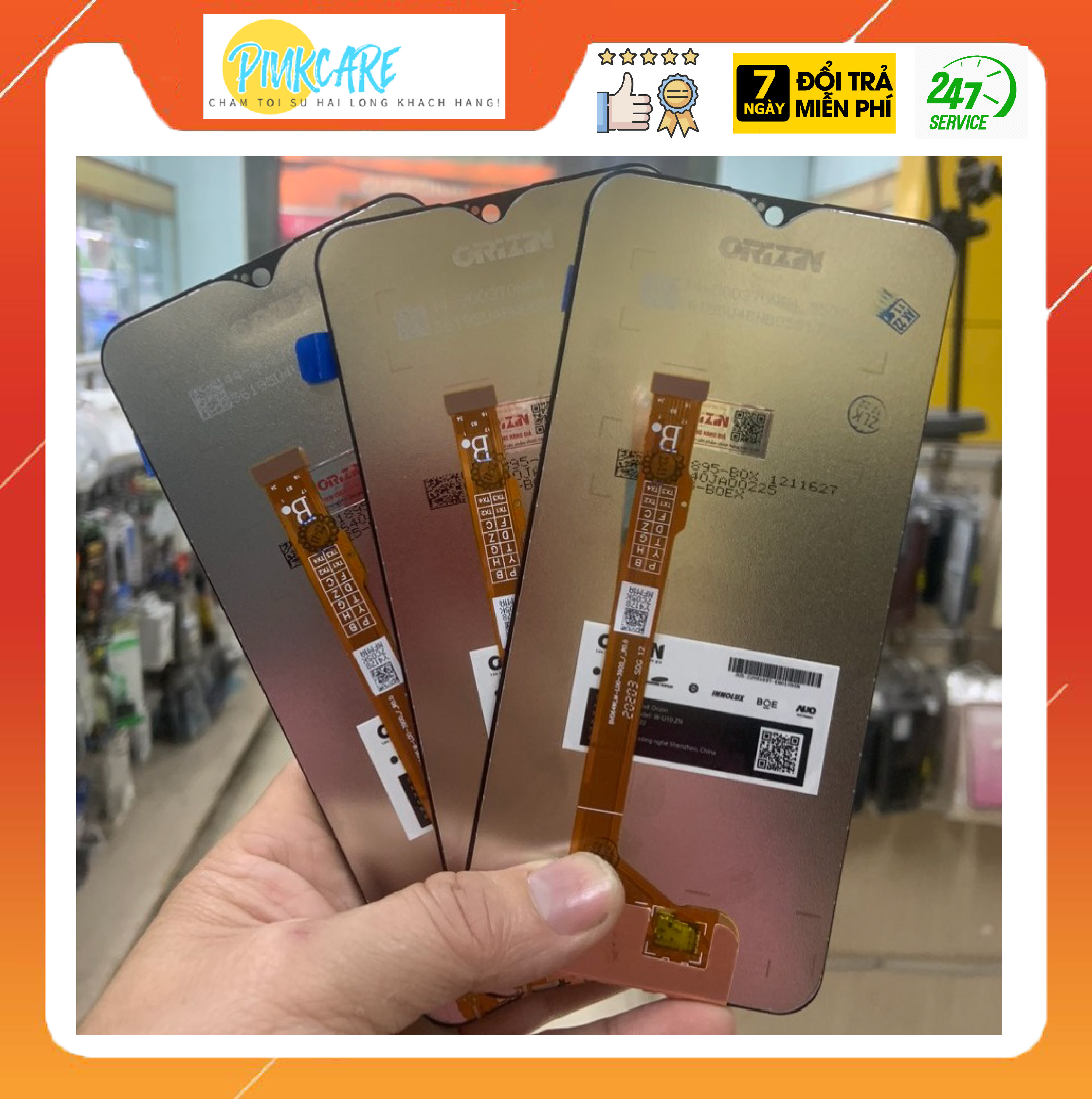 Màn hình vivo zin new u10/y11/y12