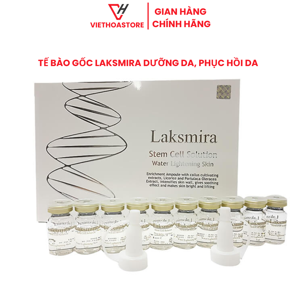 Tế bào gốc laksmira, tế bào gốc laksmira stem cell solution dưỡng da, phục hồi da
