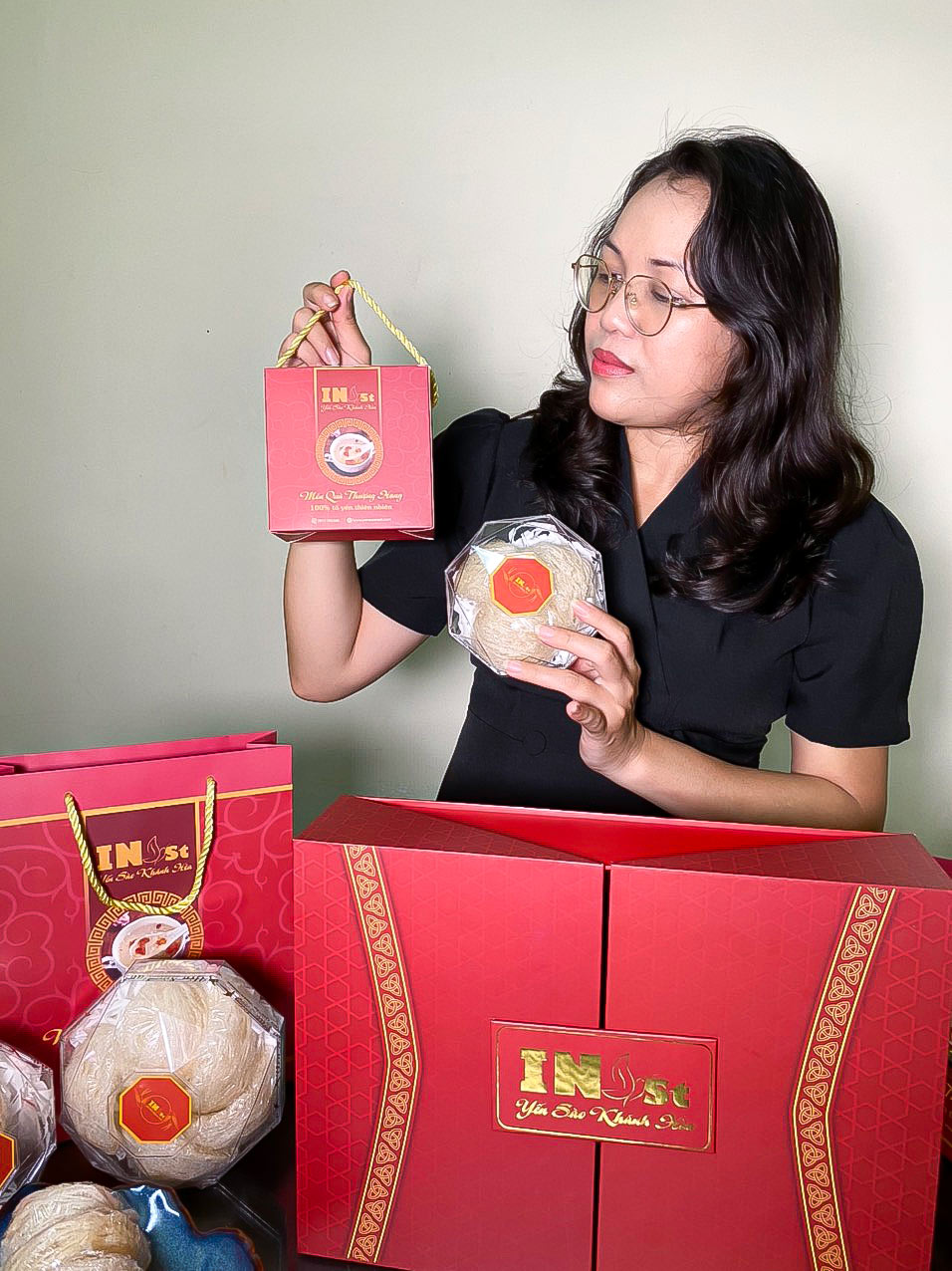 Combo tổ yến thô & chân yến thô ít lông _ yến sào khánh hòa inest