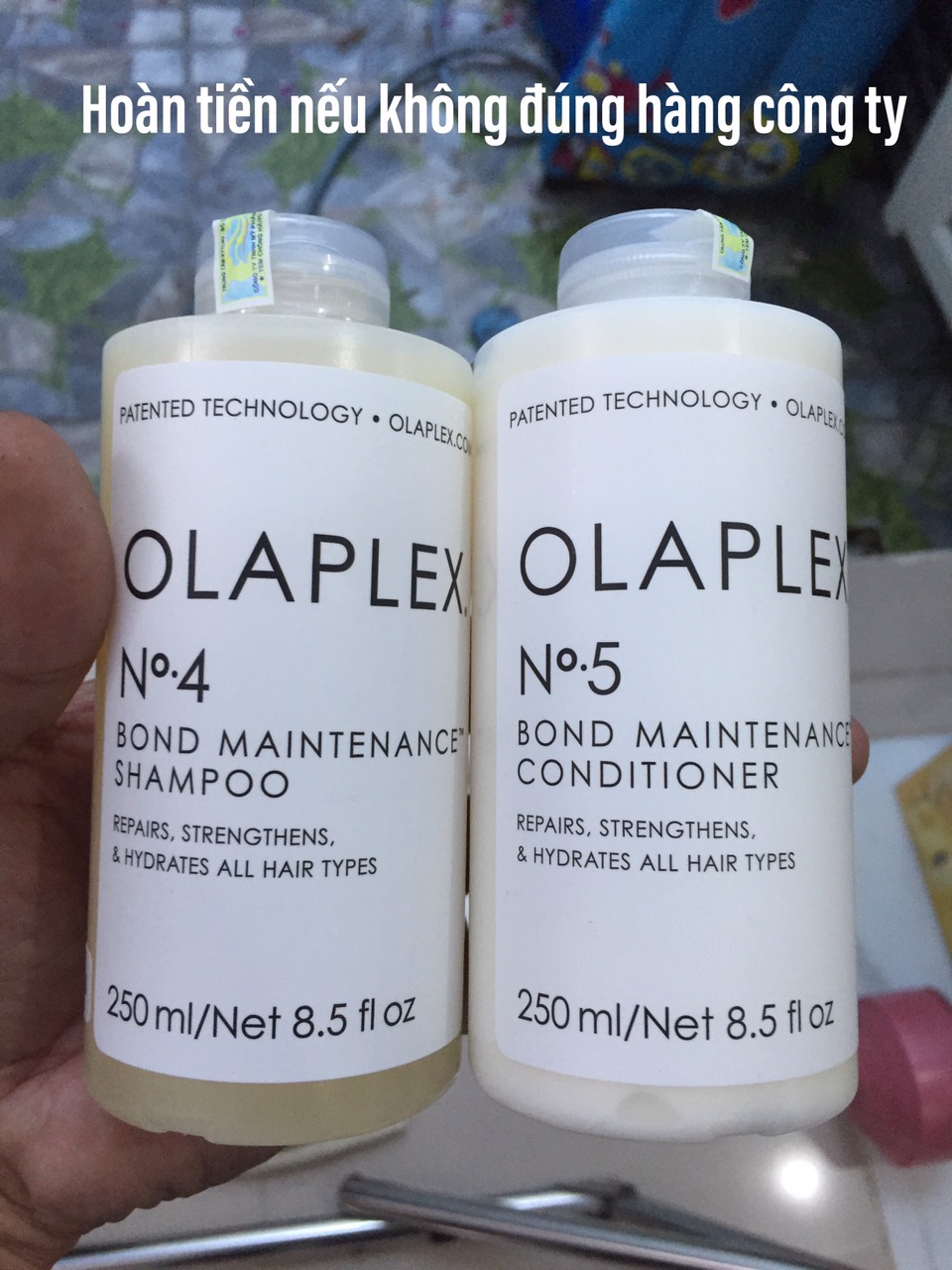 [HCM]Dầu gội xả OLAPLEX No.4 & No.5 USA hàn gắn liên kết dành cho tóc khô xơ (2x 250ml)