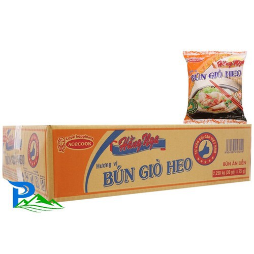 Bún Hằng Nga thùng 30gói Giò heo - BHN30GSH