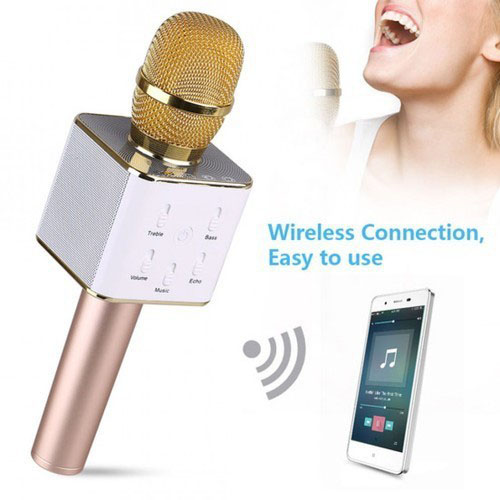 MIC KARAOKE Q7 KÈM LOA