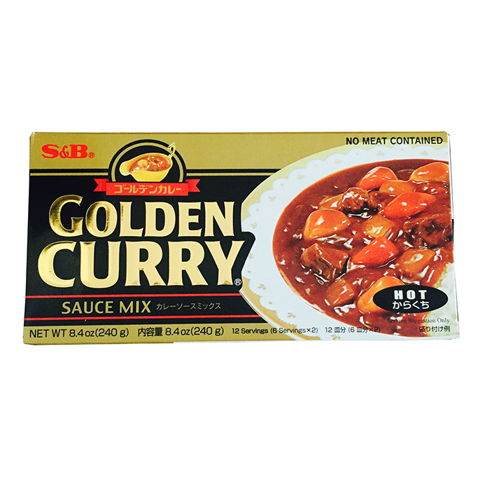 [HCM]Cà ri cay - Golden curry hot 240g ( block )