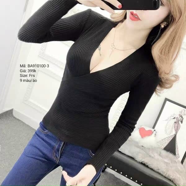 Áo đắp chéo cổ tay dài Đông Xuân siêu chất TTSLA0316