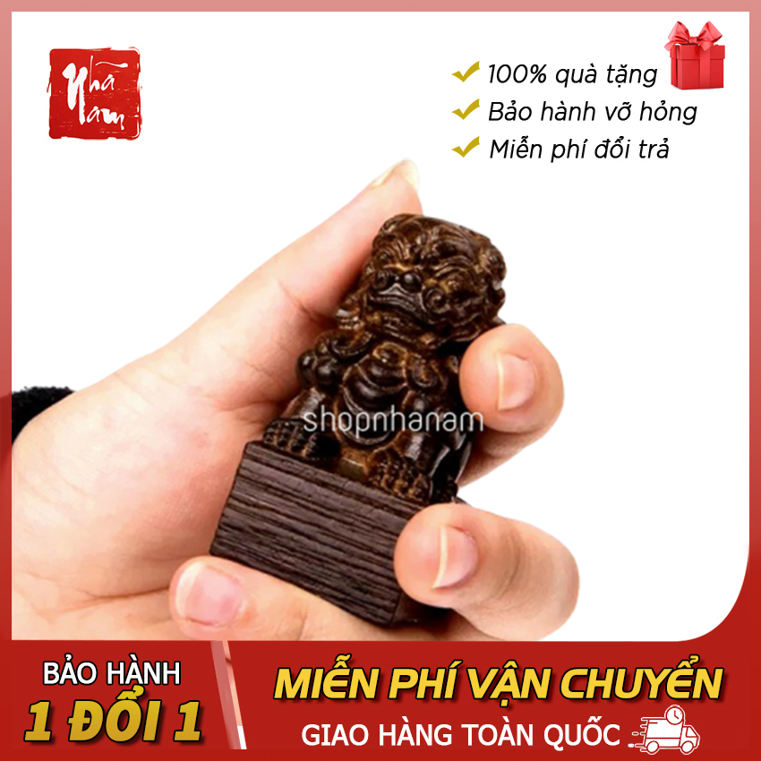 Tượng gỗ mini phật giáo sư tiểu kì lân thiềm thừ mini trang trí phong thủy để bàn.  Mang Ý Nghĩa Tài Lộc Và May Mắn Tài Chính Thiết Kế Tinh Xảo Đẹp Mắt