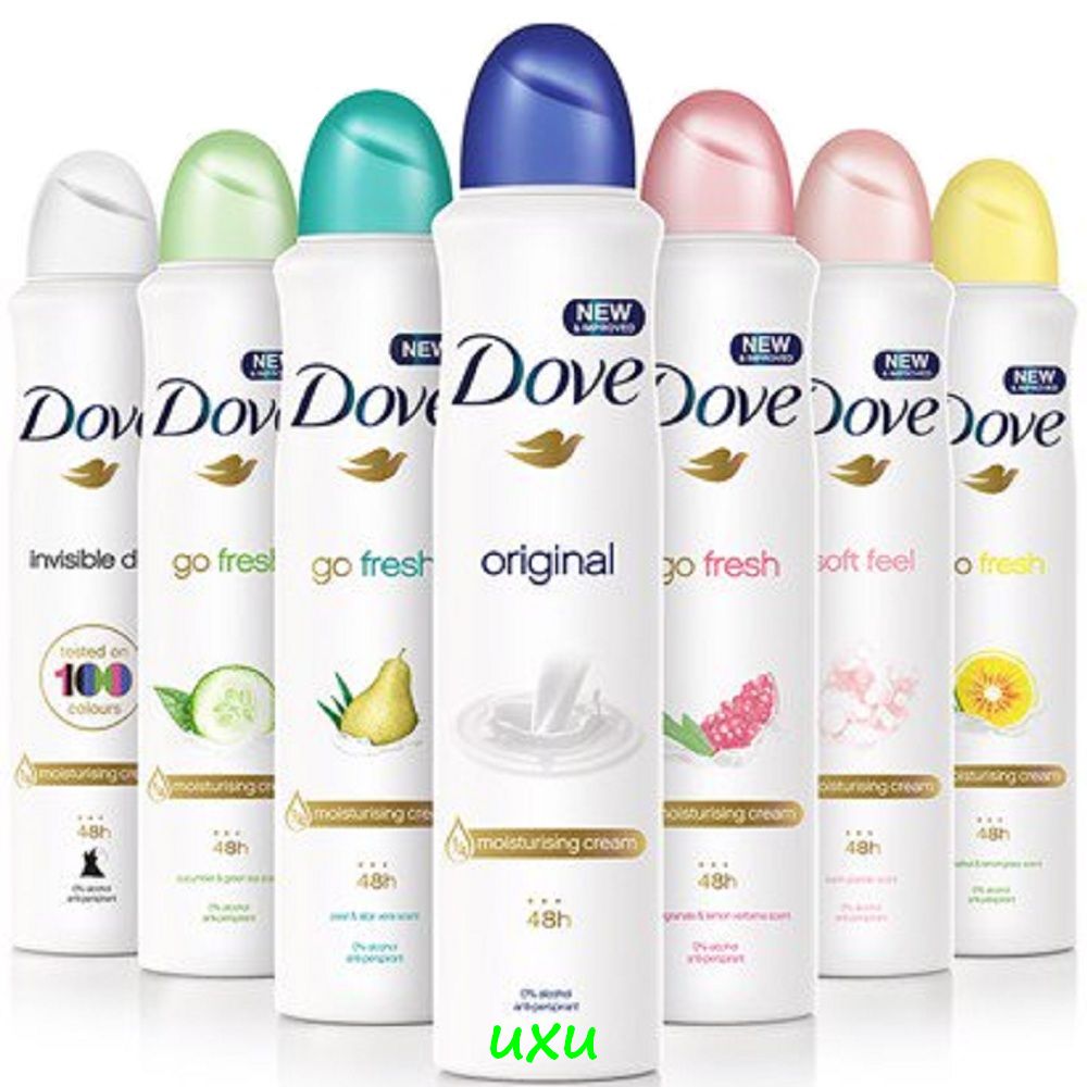 Xịt Khử Mùi Nữ 150Ml Dove đủ mùi