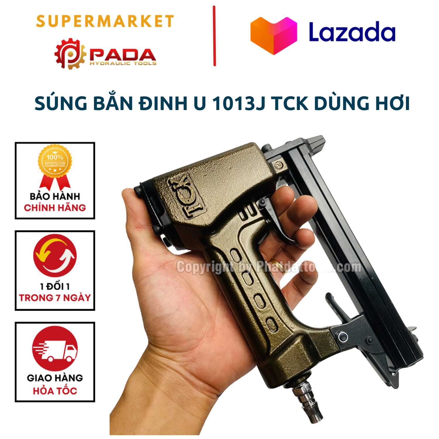 Súng Bắn Đinh U 1013J TCK Dùng Hơi-Bảo hành 6 tháng