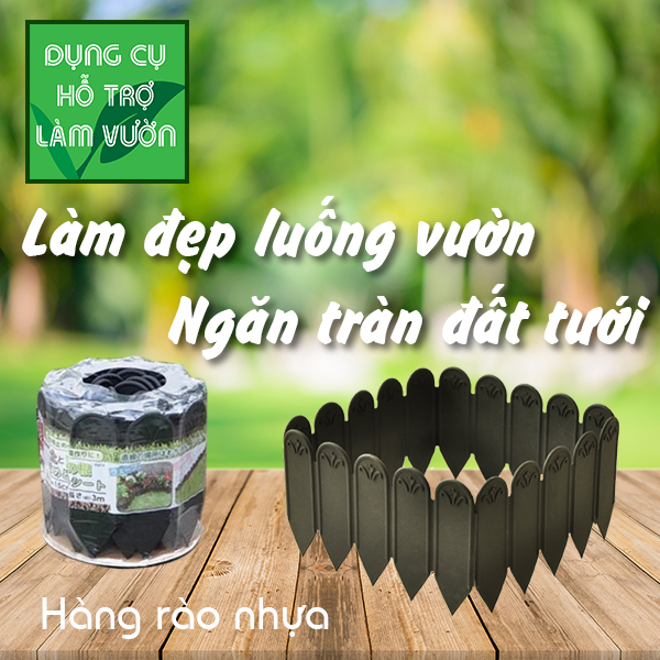  Hàng rào nhựa chính hãng Daim  đủ kích thước lựa chọn  viền vườn trồng cây 