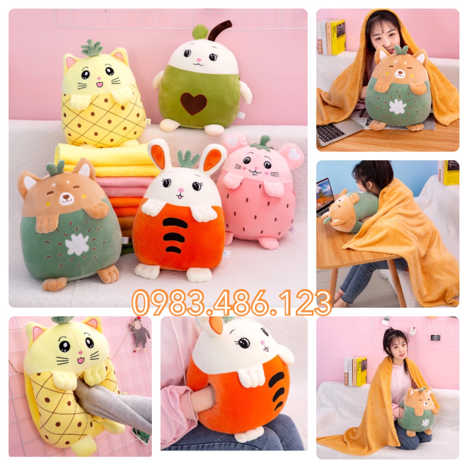 CHĂN GỐI VĂN PHÒNG 3IN1🔥GIÁ TỐT NHẤT 🔥 HÀNG LOẠI 1