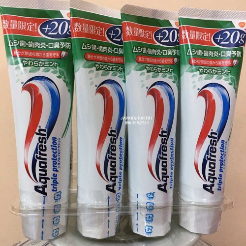 Kem đánh răng aquafresh nhật bản 160g