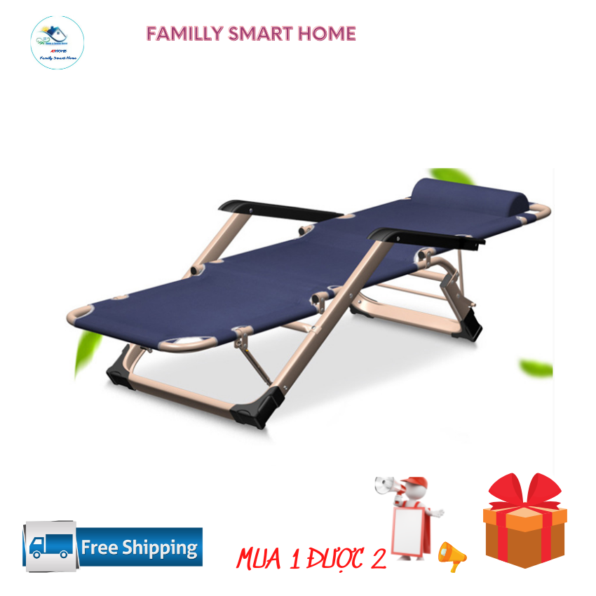 Ghế Xếp Thư Giãn Ghế Văn Phòng, Ghế Ngủ Trưa, Ghế Di Động, Ghế Du Lịch Gấp Gọn ATHOME- M010 Vô Cùng Tiện Nghi Nghỉ Mọi Nơi Mọi Lúc Xếp Gọn Dễ Dàng, Tiện Lợi