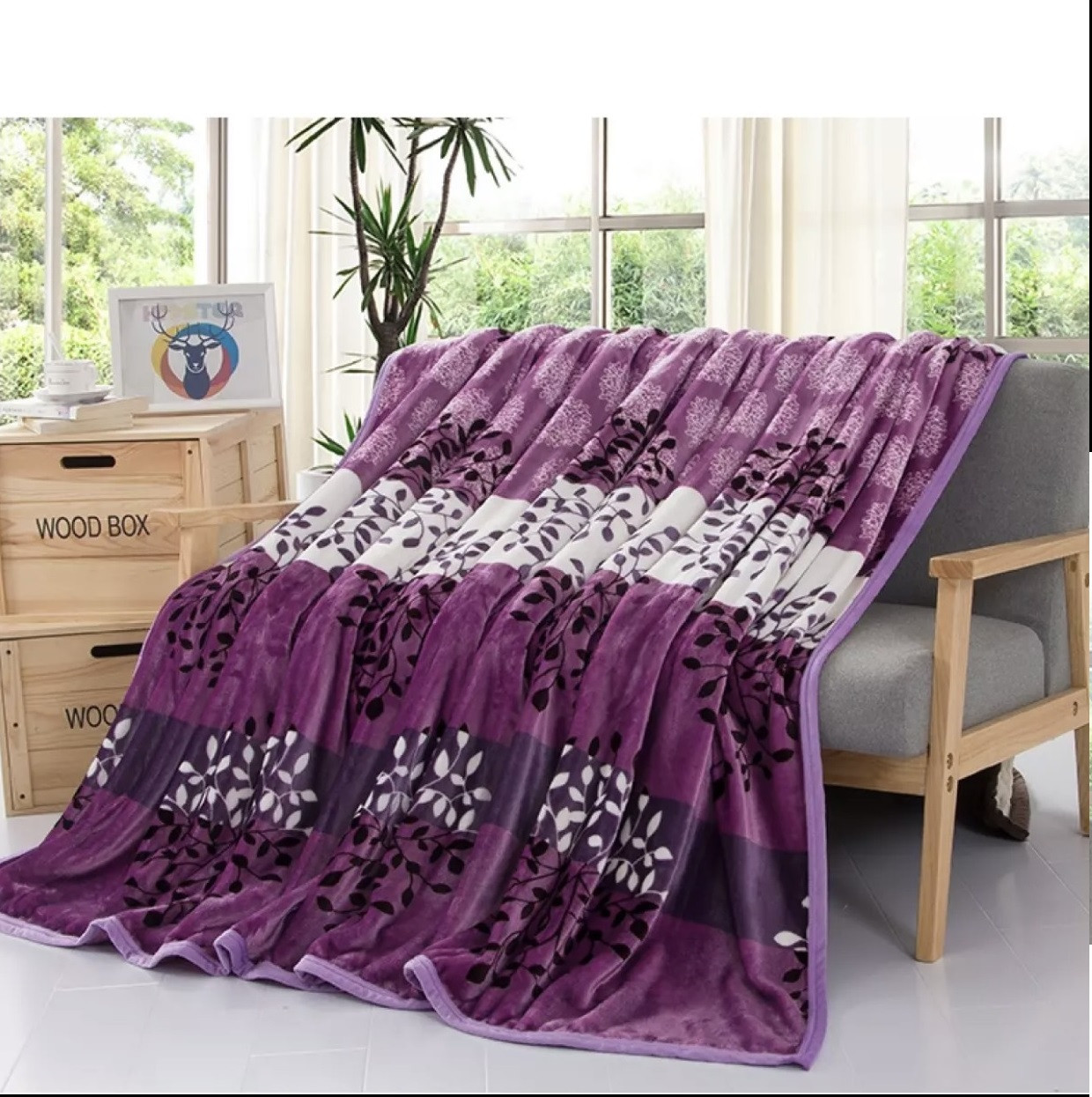 Mền, chăn tuyết nhung siêu mịn 1.6x2m -Chăn lông tuyết xuất hàn cao cấp-Mền Bông Tuyết Siêu Nhẹ Mềm Mại - chăn tuyết
