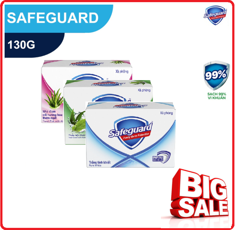 Xà phòng diệt khuẩn safeguard cục 130g