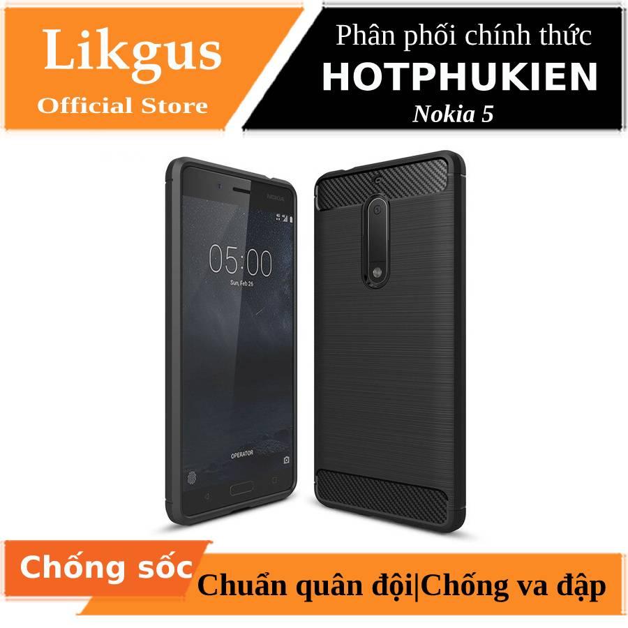 Ốp lưng chống sốc cho Nokia 5 hiệu Likgus (hàng chuẩn, chống va đập, chống vân tay) - phân phối bởi HotPhuKien