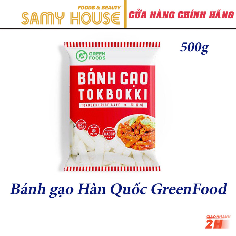 [Tokbokki Store] Bánh gạo Hàn Quốc Tokbokki truyền thống dạng thỏi 500g