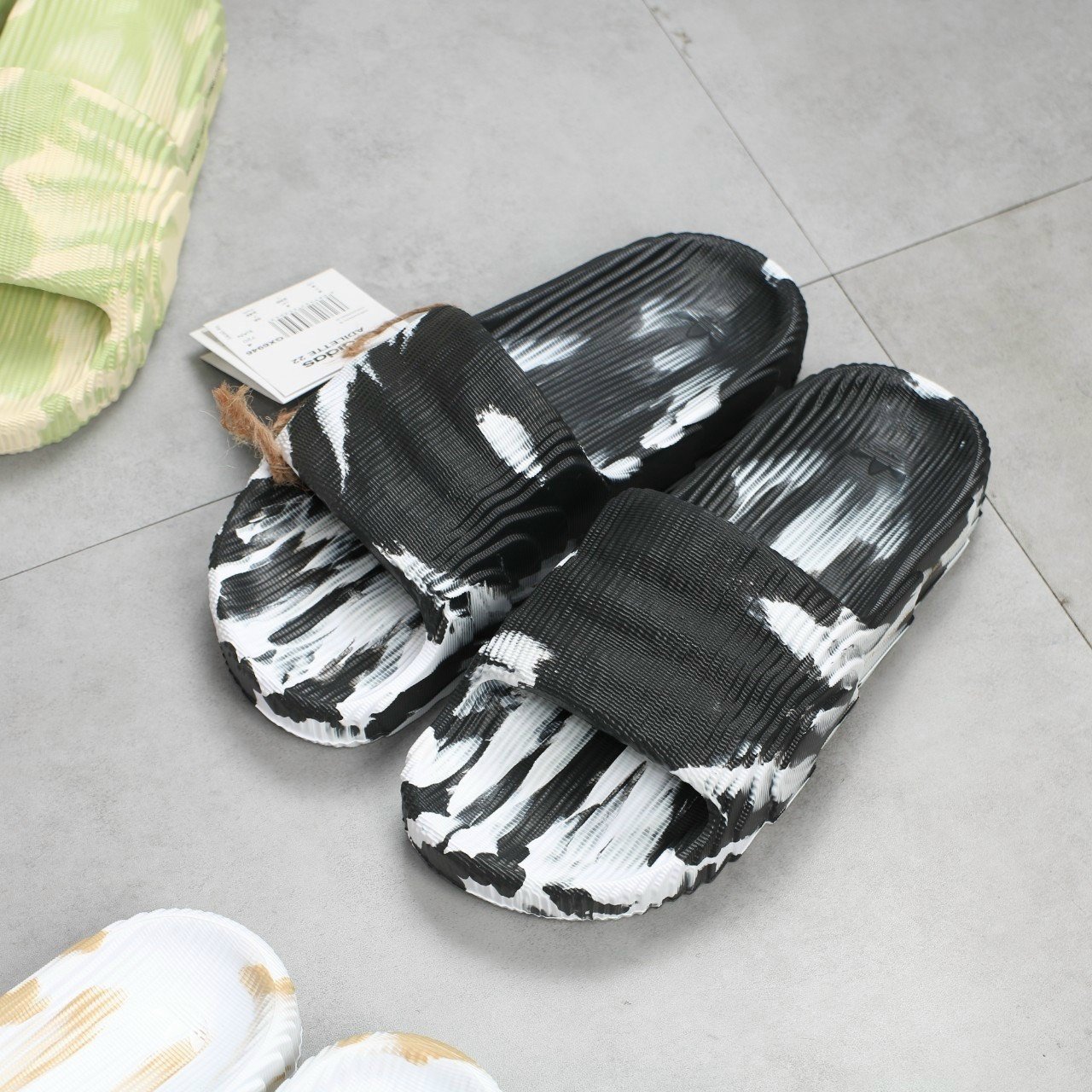 Dép đúc Adilette 22, Dép cao su Adilette 22 nam nữ mềm mại quai ngang chống nước, màu mới